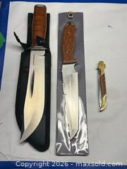 MaxSold Auction: Hunting Cutting Utensils x3  - Toronto (Ontario, Canada) PARTNER MANAGED Estate Sale Online Auction - La Rose Avenue