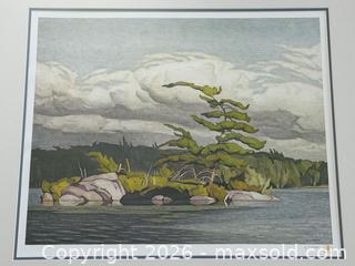 MaxSold Auction: Large A.J Casson Island Moose Lake Ltd Ed Print - Toronto (Ontario, Canada) PARTNER MANAGED Estate Sale Online Auction - La Rose Avenue