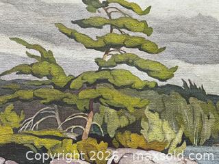 MaxSold Auction: Large A.J Casson Island Moose Lake Ltd Ed Print - Toronto (Ontario, Canada) PARTNER MANAGED Estate Sale Online Auction - La Rose Avenue