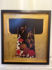 MaxSold Auction: Large Arnie Fisk Gilded Kimono Print  - Toronto (Ontario, Canada) PARTNER MANAGED Estate Sale Online Auction - La Rose Avenue