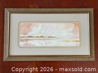 MaxSold Auction: Lot of 4 Signed Landscape Artworks in Watercolour & Pastel - Toronto (Ontario, Canada) PARTNER MANAGED Estate Sale Online Auction - La Rose Avenue