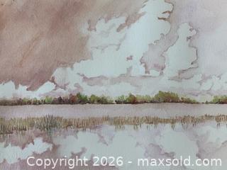 MaxSold Auction: Lot of 4 Signed Landscape Artworks in Watercolour & Pastel - Toronto (Ontario, Canada) PARTNER MANAGED Estate Sale Online Auction - La Rose Avenue