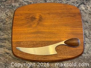 MaxSold Auction: MCM Dansk Teak Cheese Board + Aluminum Copco Trivet - Toronto (Ontario, Canada) PARTNER MANAGED Estate Sale Online Auction - La Rose Avenue