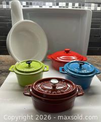 MaxSold Auction: Mini Staub Dutch Oven + More  - Toronto (Ontario, Canada) PARTNER MANAGED Estate Sale Online Auction - La Rose Avenue