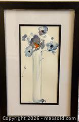 MaxSold Auction: Modern Floral Pansy Watercolour Painting Signed - Toronto (Ontario, Canada) PARTNER MANAGED Estate Sale Online Auction - La Rose Avenue