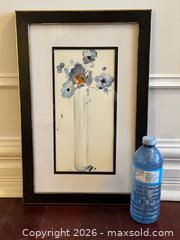 MaxSold Auction: Modern Floral Pansy Watercolour Painting Signed - Toronto (Ontario, Canada) PARTNER MANAGED Estate Sale Online Auction - La Rose Avenue