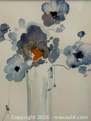 MaxSold Auction: Modern Floral Pansy Watercolour Painting Signed - Toronto (Ontario, Canada) PARTNER MANAGED Estate Sale Online Auction - La Rose Avenue
