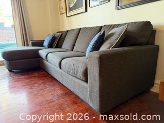 MaxSold Auction: Modern Grey Sectional Sofa - Toronto (Ontario, Canada) PARTNER MANAGED Estate Sale Online Auction - La Rose Avenue