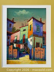 MaxSold Auction: Modernist Signed Acrylic Painting - Toronto (Ontario, Canada) PARTNER MANAGED Estate Sale Online Auction - La Rose Avenue