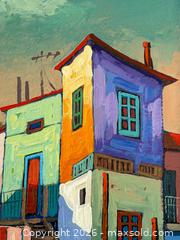 MaxSold Auction: Modernist Signed Acrylic Painting - Toronto (Ontario, Canada) PARTNER MANAGED Estate Sale Online Auction - La Rose Avenue