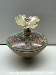 MaxSold Auction: Pair of Raku Ceramic Art Pottery Perfume Bottles Signed  - Toronto (Ontario, Canada) PARTNER MANAGED Estate Sale Online Auction - La Rose Avenue