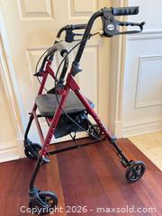 MaxSold Auction: Red Walker Folding Mobility Device  - Toronto (Ontario, Canada) PARTNER MANAGED Estate Sale Online Auction - La Rose Avenue