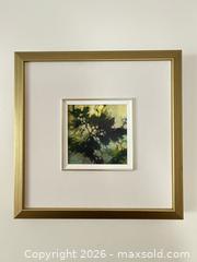 MaxSold Auction: Signed Acrylic on Masonite Floral Painting Linda Kemp  - Toronto (Ontario, Canada) PARTNER MANAGED Estate Sale Online Auction - La Rose Avenue