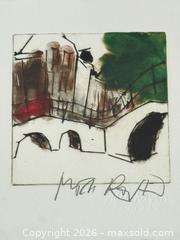 MaxSold Auction: Signed Amsterdam Abstract Mixed Media Art  - Toronto (Ontario, Canada) PARTNER MANAGED Estate Sale Online Auction - La Rose Avenue