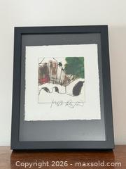 MaxSold Auction: Signed Amsterdam Abstract Mixed Media Art  - Toronto (Ontario, Canada) PARTNER MANAGED Estate Sale Online Auction - La Rose Avenue