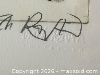 MaxSold Auction: Signed Amsterdam Abstract Mixed Media Art  - Toronto (Ontario, Canada) PARTNER MANAGED Estate Sale Online Auction - La Rose Avenue