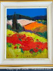 MaxSold Auction: Signed Louis Lasbouygues Oil on Canvas Painting  - Toronto (Ontario, Canada) PARTNER MANAGED Estate Sale Online Auction - La Rose Avenue