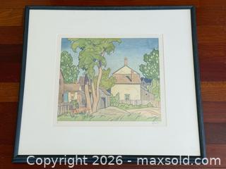 MaxSold Auction: Signed Ltd Ed A.J. Casson Lithograph Early Summer  - Toronto (Ontario, Canada) PARTNER MANAGED Estate Sale Online Auction - La Rose Avenue