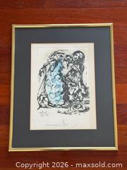 MaxSold Auction: Signed Salvador Dali “Figure in Chains” Lithograph  - Toronto (Ontario, Canada) PARTNER MANAGED Estate Sale Online Auction - La Rose Avenue