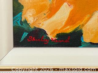 MaxSold Auction: Signed Shirley Heard Floral Acrylic on Canvas Painting  - Toronto (Ontario, Canada) PARTNER MANAGED Estate Sale Online Auction - La Rose Avenue