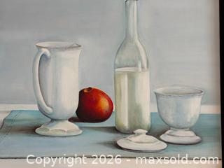 MaxSold Auction: Signed Still Life Oil Painting - Toronto (Ontario, Canada) PARTNER MANAGED Estate Sale Online Auction - La Rose Avenue