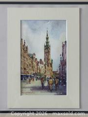 MaxSold Auction: Signed Watercolour Painting of Dluga Street in Gdansk Poland - Toronto (Ontario, Canada) PARTNER MANAGED Estate Sale Online Auction - La Rose Avenue