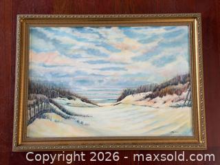 MaxSold Auction: Signed Watercolour Sand Dune Waterfront Painting - Toronto (Ontario, Canada) PARTNER MANAGED Estate Sale Online Auction - La Rose Avenue