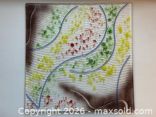 MaxSold Auction: Six Decorative Abstract Studio Art Glass Tile Placemats - Toronto (Ontario, Canada) PARTNER MANAGED Estate Sale Online Auction - La Rose Avenue
