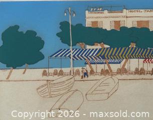 MaxSold Auction: “Spanish Morning”. Beach Scene Signed Lithograph  - Toronto (Ontario, Canada) PARTNER MANAGED Estate Sale Online Auction - La Rose Avenue