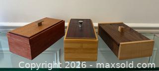 MaxSold Auction: Three Handmade covered Boxes. - Toronto (Ontario, Canada) PARTNER MANAGED Estate Sale Online Auction - La Rose Avenue