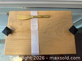 MaxSold Auction: Two Handmade Wooden Serving Boards - Toronto (Ontario, Canada) PARTNER MANAGED Estate Sale Online Auction - La Rose Avenue