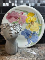 MaxSold Auction: Villeroy & Boch Floral Plate + Kissing Face Vase Planter - Toronto (Ontario, Canada) PARTNER MANAGED Estate Sale Online Auction - La Rose Avenue