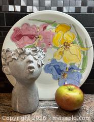 MaxSold Auction: Villeroy & Boch Floral Plate + Kissing Face Vase Planter - Toronto (Ontario, Canada) PARTNER MANAGED Estate Sale Online Auction - La Rose Avenue