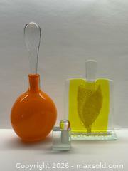 MaxSold Auction: Vintage Art Studio Orange + Yellow Glass Perfume Bottles - Toronto (Ontario, Canada) PARTNER MANAGED Estate Sale Online Auction - La Rose Avenue