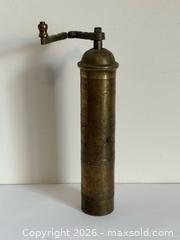 MaxSold Auction: Vintage Brass Turkish Coffee Grinder Pepper Mill - Toronto (Ontario, Canada) PARTNER MANAGED Estate Sale Online Auction - La Rose Avenue