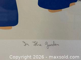 MaxSold Auction: Vintage John Lim Signed Serigraph “In The Garden” 1981 - Toronto (Ontario, Canada) PARTNER MANAGED Estate Sale Online Auction - La Rose Avenue