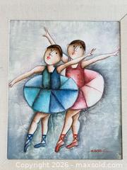MaxSold Auction: Vintage Joyce Roybal Ballerina Oil on Canvas Painting  - Toronto (Ontario, Canada) PARTNER MANAGED Estate Sale Online Auction - La Rose Avenue