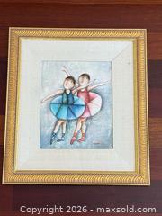 MaxSold Auction: Vintage Joyce Roybal Ballerina Oil on Canvas Painting  - Toronto (Ontario, Canada) PARTNER MANAGED Estate Sale Online Auction - La Rose Avenue