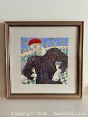 MaxSold Auction: Vintage Mixed Media Artwork by C Georget  - Toronto (Ontario, Canada) PARTNER MANAGED Estate Sale Online Auction - La Rose Avenue