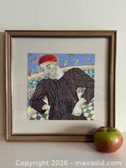 MaxSold Auction: Vintage Mixed Media Artwork by C Georget  - Toronto (Ontario, Canada) PARTNER MANAGED Estate Sale Online Auction - La Rose Avenue