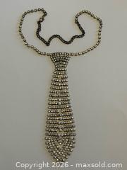 MaxSold Auction: Vintage Necktie Rhinestone Crystal Necklace - Toronto (Ontario, Canada) PARTNER MANAGED Estate Sale Online Auction - La Rose Avenue