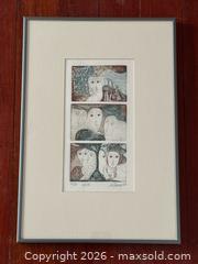 MaxSold Auction: Vintage Signed Ltd Edition Etching “Cycles" by Christiane Frena c.1983 - Toronto (Ontario, Canada) PARTNER MANAGED Estate Sale Online Auction - La Rose Avenue