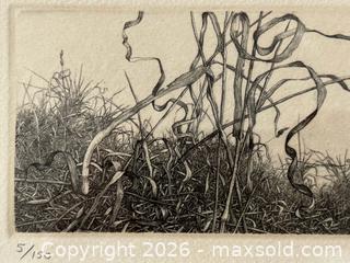 MaxSold Auction: Vintage Signed Ltd Edition Etching of Grass - Toronto (Ontario, Canada) PARTNER MANAGED Estate Sale Online Auction - La Rose Avenue