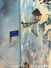 MaxSold Auction: Vintage Signed Parisian Watercolour Painting  - Toronto (Ontario, Canada) PARTNER MANAGED Estate Sale Online Auction - La Rose Avenue