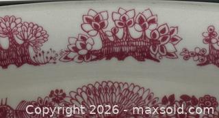 MaxSold Auction: Vintage Turi Pink + White Figgjo “Arden” Rectangular Dish Norway  - Toronto (Ontario, Canada) PARTNER MANAGED Estate Sale Online Auction - La Rose Avenue