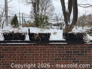 MaxSold Auction: Wrought Iron Planters x3 - Toronto (Ontario, Canada) PARTNER MANAGED Estate Sale Online Auction - La Rose Avenue