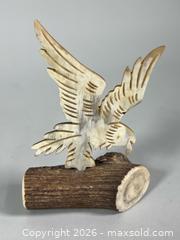 MaxSold Auction: 1950’s INDIGENOUS Handmade Beaver Quill/Birch Bark Box and Eagle Sculpture  - Toronto (Ontario, Canada) SELLER MANAGED Reseller Online Auction - Chesswood Drive