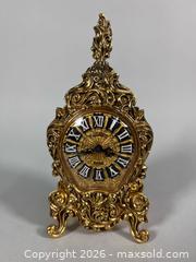 MaxSold Auction: 1950’s Louis XV Style Gilt 8-Day German Mantle and 1900’s WALTHAM Brass Car Clocks - Toronto (Ontario, Canada) SELLER MANAGED Reseller Online Auction - Chesswood Drive