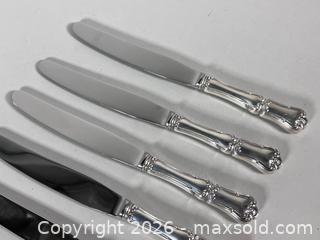 MaxSold Auction: (6) 8.5” BIRKS STERLING SILVER Dinner Cutting Utensil - Marked  - Toronto (Ontario, Canada) SELLER MANAGED Reseller Online Auction - Chesswood Drive