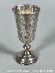 MaxSold Auction: Antique Russian STERLING SILVER Kiddish Cup and Plate - Marked  - Toronto (Ontario, Canada) SELLER MANAGED Reseller Online Auction - Chesswood Drive